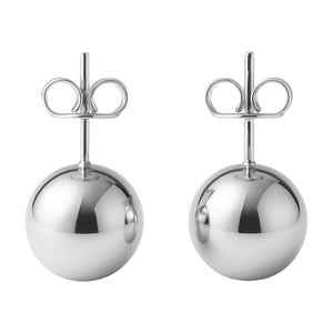 Joyas Adonis - Aros Bolita Plata 925 Diámetro 10 Mm