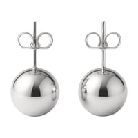 Joyas Adonis - Aros Bolita Plata 925 Diámetro 10 Mm