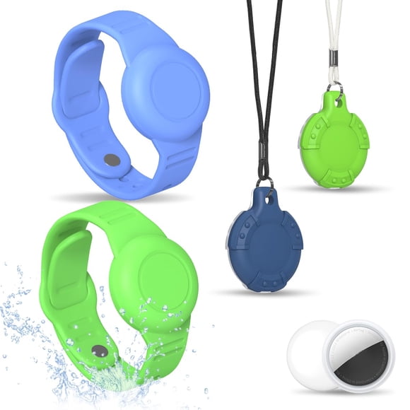 Pulsera Y Collar Airtag Para Niños Silicona Impermeable