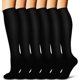 thumbnail image 1 of Calcetines Suxumhao Hasta la Rodilla de Talla Grande 6 Pares, 1 of 2