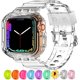thumbnail image 1 of Correa para Apple Watch XYF transparente de 42/44/45 mm con funda protectora, 1 of 6