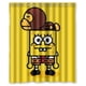 thumbnail image 1 of Cortina de ducha de Bob Esponja, juego de cortina de baño con ganchos, tamaño 60 x 72 pulgadas, 1 of 3