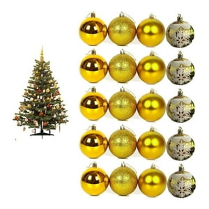 Genérico - X20 Esferas Navidad Decorativa Bambalina Adorno Navideño 6Cm
