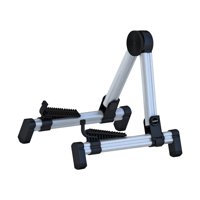 Magideal - Soporte Plegable Para Guitarra, Soporte De Música De Aluminio, Trípode Con Marco, Soporte Universal Profesional Para Guitarra, Bajo, Guitarra Acústica Argén