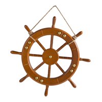 Bothyi - Volante De Barco Rueda De Barco De Madera Para Decoración De Tema Costero