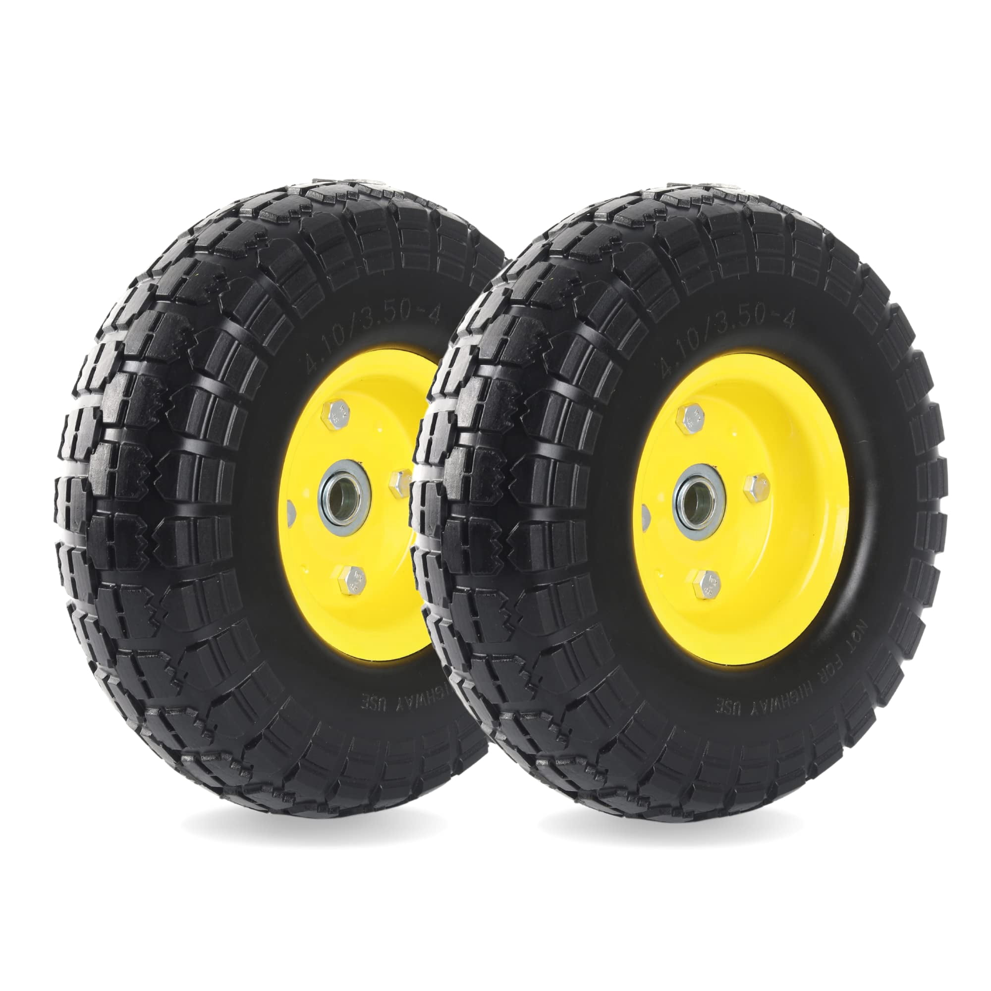 Ar-pro - Ruedas De Caucho Macizo De 10 Pulgadas Para Camión De Mano (paquete De 2)