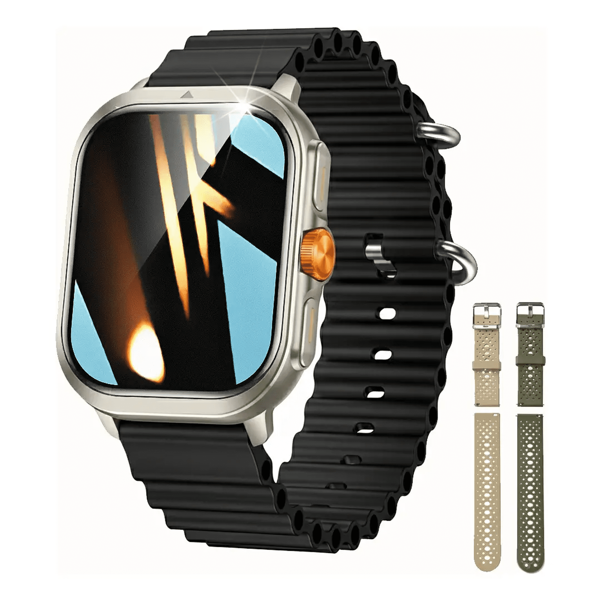 Smartwatch Reloj Belug Inteligente Hombre Mujer Pantalla Amoled Negro