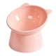thumbnail image 5 of Cuenco para gatos, soporte inclinado de 45 degree, protector de cuello antideslizante, plástico para gatitos de viaje, carga de alimentación del cue , rosado Opción 4, 5 of 5