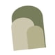 thumbnail image 4 of Calcomanía De Pared Con Arco, Fondo Para Dormitorio, Sala De Estar, Decoración De Pared, Papel Tapiz Con Arco Verde, 4 of 5