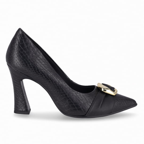 Zapato Mujer Negro/Dorado Silvana 42 Piccadilly