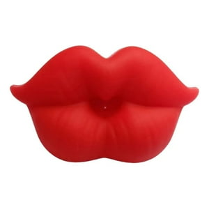 Genérico - Set 6 Chupetes Forma Labios 0-18M Divertidos Bebe Lau