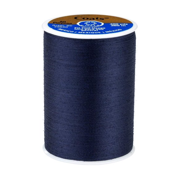 Hilo Coats Corrente 365 m (400 yd) Azul Marino - Bobina