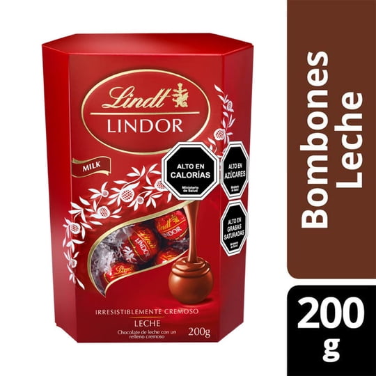 Estuche Chocolate Lindor Leche 200 g Lindt