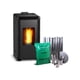 thumbnail image 1 of Pack Estufa a pellet Hera+ Charcoal + Kit de instalación Interior, 1 of 3