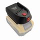 thumbnail image 1 of Adaptador Convertidor de Batería para Dewalt/Milwaukee 18V Batería Li-ion Convertir a para Bos*-ch Serie PBA Herramientas Eléctricas, 1 of 7