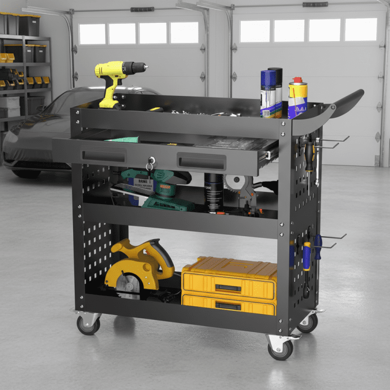 Igpro - Carro Porta Herramientas Con Cajones Para Armario Móvil