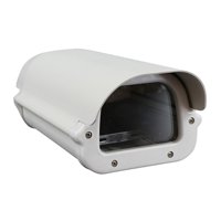 Magideal - Carcasa De Cámara Cctv De Seguridad, Carcasa De Aleación De Aluminio, Protector Resistente, Vidrio Transparente, Protector De Cámara Para Exteriores A 6 Pulgadas