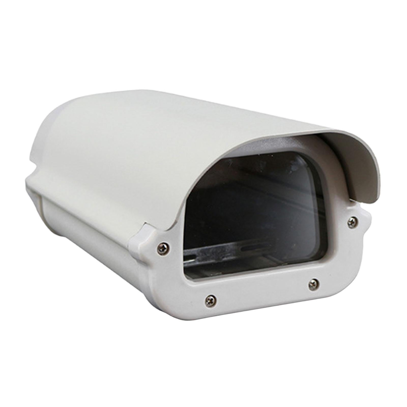 Magideal - Carcasa De Cámara Cctv De Seguridad, Carcasa De Aleación De Aluminio, Protector Resistente, Vidrio Transparente, Protector De Cámara Para Exteriores A 6 Pulgadas