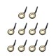 thumbnail image 4 of 10x Guías de ca?a de pescar de acero inoxidable Kit de reparación de punta de ca?a de pescar Oro 6, 4 of 5