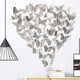 thumbnail image 5 of 48pcs Hollow Paper Wall Sticker, Boho Silvery & Golden Color Butterfly Design Creative Self Adhesive 3D Butterfly Wall Decor, 5 of 5