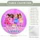 thumbnail image 2 of Princess Power theme Fitted Round Tablecloths Elastic Edged Table Covers Waterproof Table Cloth For Kitchen Holiday Party Tables Decor 120cm, 2 of 6