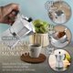 thumbnail image 4 of Cafetera cubana Moka Pot Mixpresso para 3 tazas, cuerpo de aluminio, 4 of 9