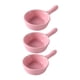 thumbnail image 4 of Plato De Salsa Contenedor De Condimento Portátil De Cerámica Para Condimento Picnic Pequeño Rosa, 4 of 5