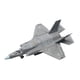 thumbnail image 2 of Kit De Modelo De Caza A Escala 1/72, Adorno De Avión Artesanal Para Bar, Dormitorio, Estantería F35, 2 of 5