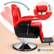 thumbnail image 4 of Sillón Barbero Hidráulico Reclinable 150 Kg Apoyapiés Nanofort Rojo, 4 of 10