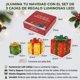 thumbnail image 2 of Set 3 Cajas Regalo Navideñas Con Luces LED Cálido, 2 of 4