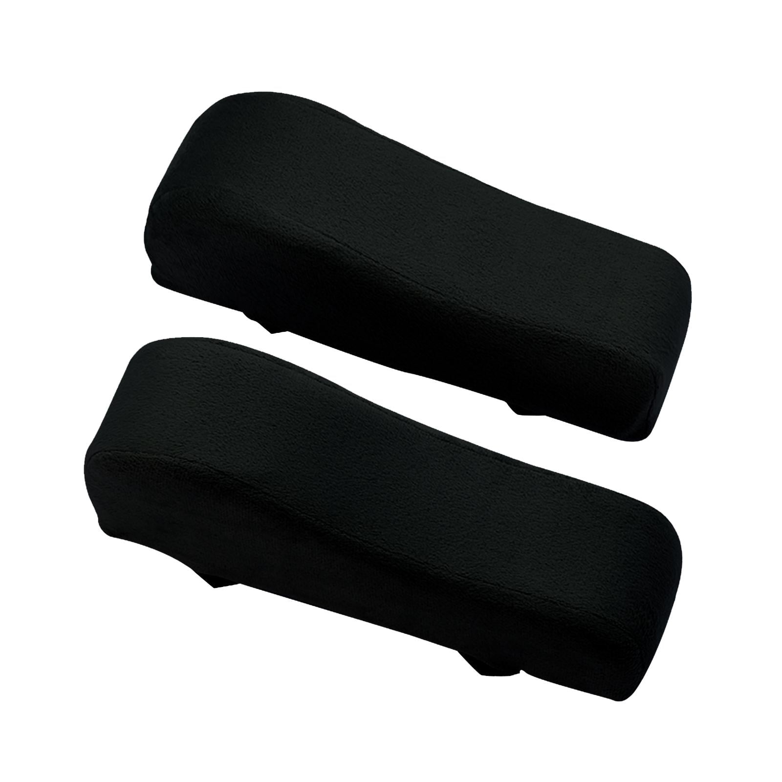 Ioensy - 2 Almohadillas Para Reposabrazos, Funda Extraíble Lavable Para Silla De Juego, Silla De Oficina, Color Negro