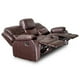 thumbnail image 2 of Sofa berger reclinable 3 cuerpos color brown dark, 2 of 3