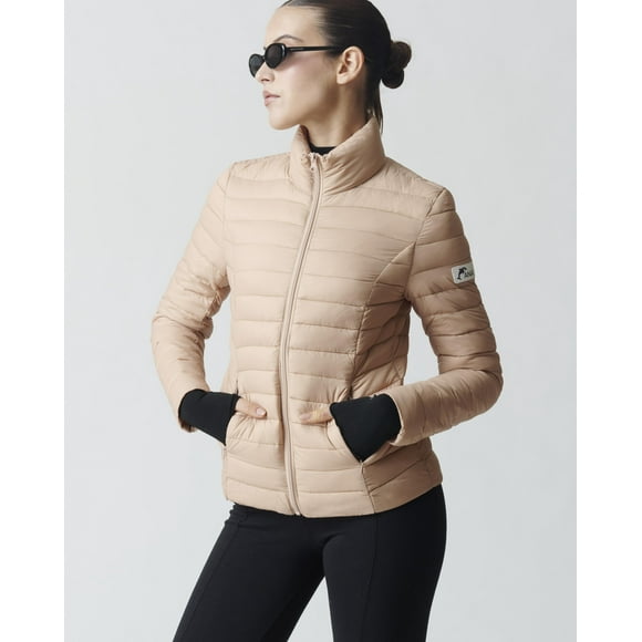 Parka pluma color Marron M