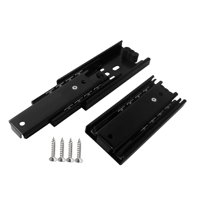 Magideal - Guías Para Cajones De Armarios, Rieles, Accesorios De Acero, Fácil Instalación, Silenciosos, Rieles Guía, Rieles Para Cajones De Muebles En El Dormito Longitud 4 Pulgadas