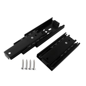 Magideal - Guías Para Cajones De Armarios, Rieles, Accesorios De Acero, Fácil Instalación, Silenciosos, Rieles Guía, Rieles Para Cajones De Muebles En El Dormito Longitud 4 Pulgadas