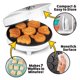thumbnail image 2 of Máquina para hacer gofres CucinaPro Animal Mini para hacer 7 formas de tortitas, 2 of 9