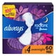 thumbnail image 1 of Almohadillas femeninas Always Radiant Overnight, tamaño 4, con alas de 60 quilates, 1 of 7