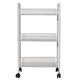 thumbnail image 1 of Carro De Almacenamiento 3 Niveles Con Canastas De Metal Gris, 1 of 5