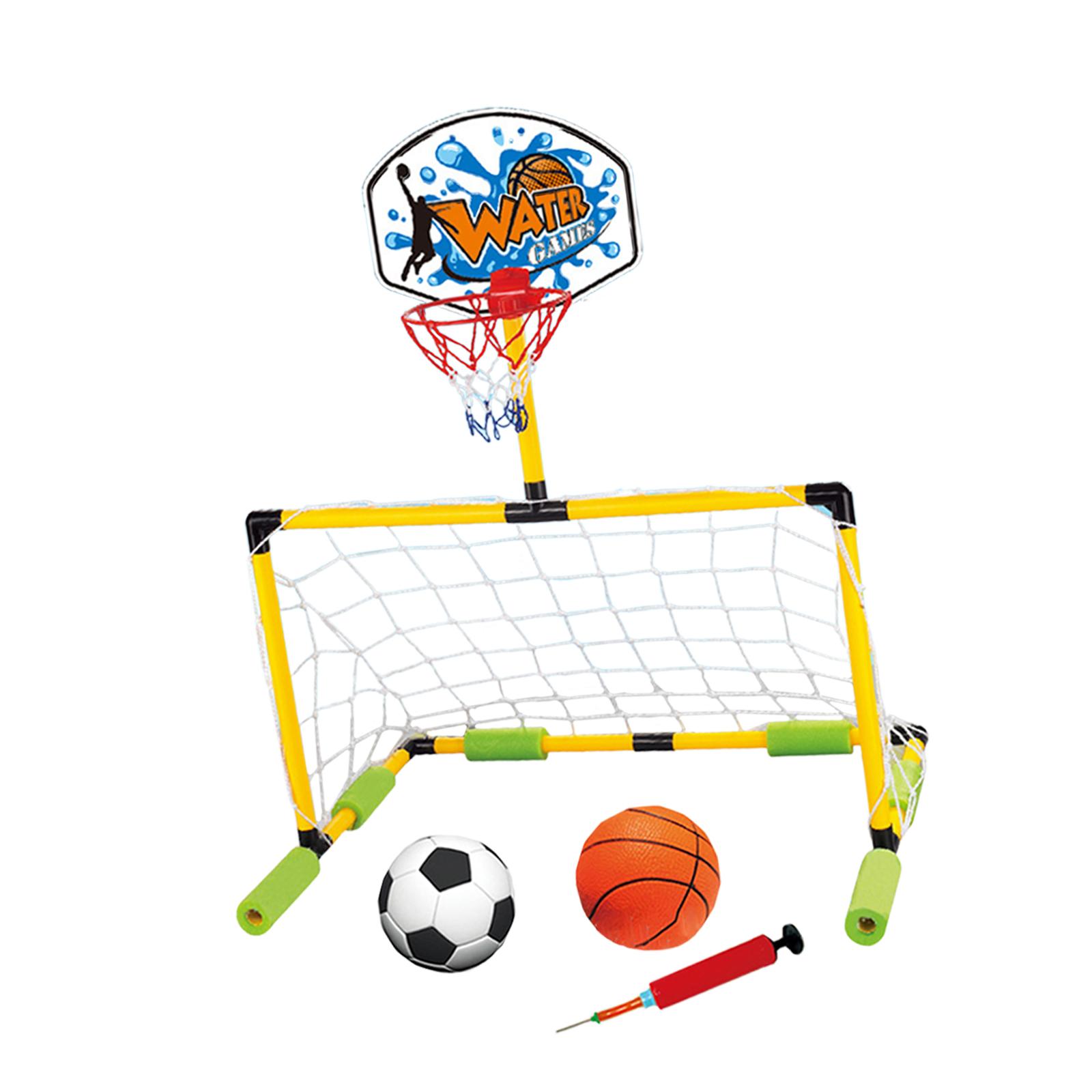 Bothyi - Juego De Waterpolo Flotante Multiusos Para Piscina, Ideal Para Fiestas Al Aire Libre Y Familiares, 56 X 48 X 78 Cm