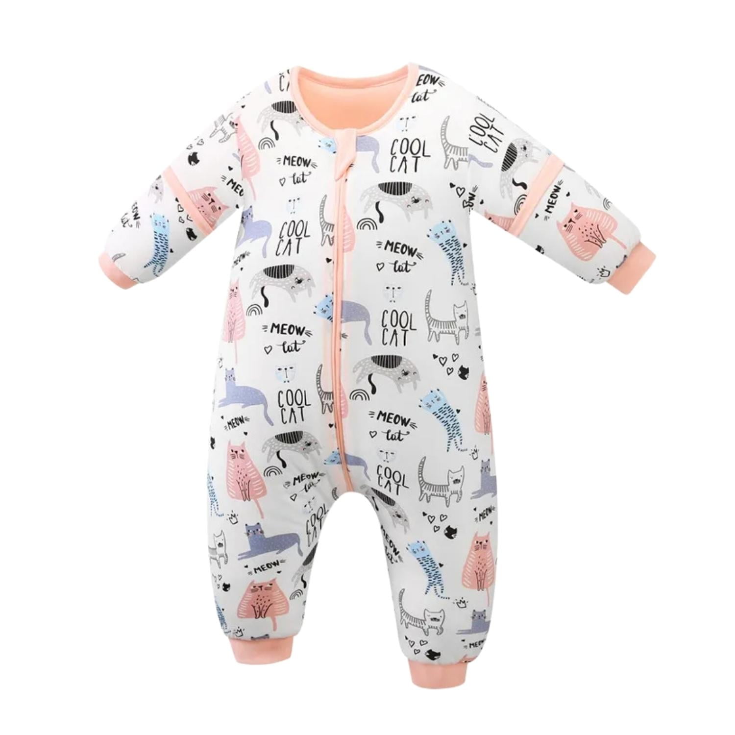 Kivara - Saquito De Dormir Bebe Con Pie Tog 1.5 Pijama Saco Dormir Rosa M