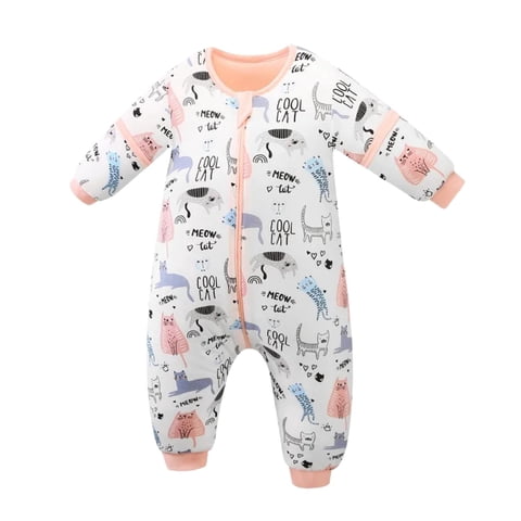 Kivara - Saquito De Dormir Bebe Con Pie Tog 1.5 Pijama Saco Dormir Rosa M