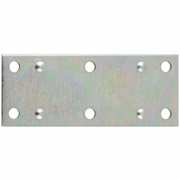 Placa de zinc Mending Brace NATIONAL MFG, 8,9 x 3,5 cm, paquete de 4