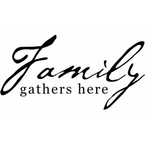 Rienda Libre Graphics - Decomural Family Gathers Here Kitchen Ws-15949