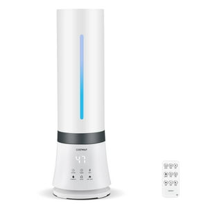 Humidificador Costway, 9 Litros, Vapor Caliente Y Frío, Llenado Superior, 60 Horas, 540 Pies²