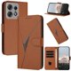 thumbnail image 1 of Funda Cartera Fibra de Carbono para Motorola Edge 50 Pro con Soporte y Cierre Magnético Marrón, 1 of 6