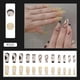 thumbnail image 1 of Uñas postizas europeas, uñas postizas con acabado UV, brillantes, cobertura total, uñas postizas artificiales, uñas para mujer, 1 of 5