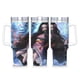thumbnail image 1 of Demon Slayer: Nezuko Vaso aislado de acero inoxidable con asa, diseño temático, regalo para familia, amigos y fans; incluye pajita y encaja en el portavasos estándar, 40 oz, 1 of 6