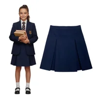 Genérico - Falda Colegio Niña Juvenil Gris Clásica Confección Nacional