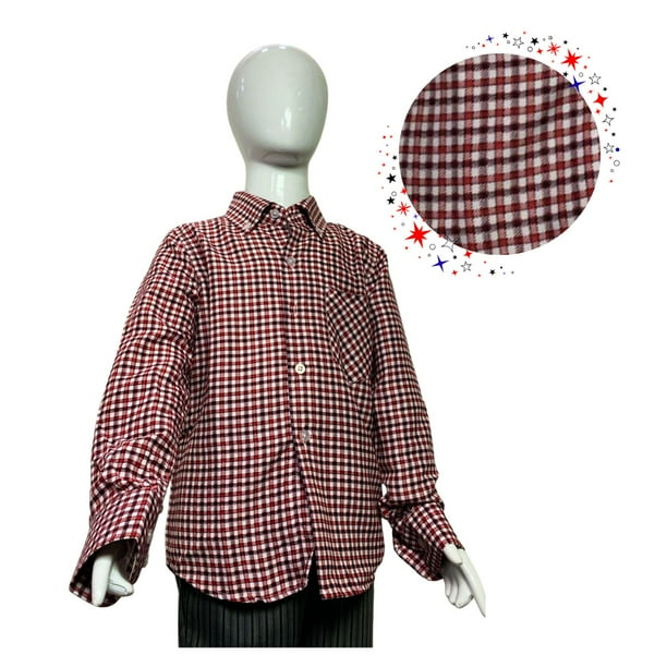 Camisa Cuadrille Para Traje Huaso Niño Y Juvenil Blanco Rojo
