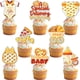 thumbnail image 1 of Amnbrei 24 toppers brillantes para cupcakes de baby shower con temática de pizza, 1 of 7